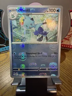Pokemon TCG Oshawott - Reverse Holo Master Ball 22/86 - Image 1