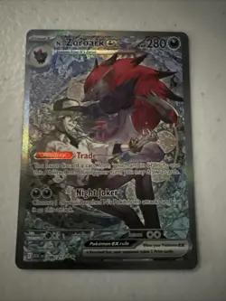 Pokemon TCG Ascended Heroes English N’s Zoroark EX SIR 286/217 - Image 1