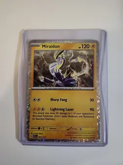 2025 McDonald's Pokemon Miraidon Holo #03/15 Dragon Discovery NRMT-MT Cond. #03b - Image 3