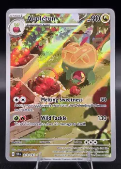 Pokemon Card TCG - Appletun 211/191 Illustration Rare Surging Sparks Near Mint - Image 1