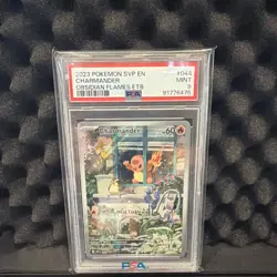 2023 POKEMON OBSIDIAN FLAMES SVP EN-SV BLACK STAR PROMO # 044 CHARMANDER PSA 9 - Image 1