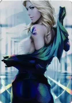 SUE STORM Cartoon Beauty HOLOGRAHIC Goddess Story Custom Art Collectible Card - Image 1