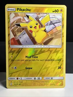 Pokemon Pikachu Reverse Holo S&M Unified Minds 55/236 NM - Image 1