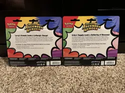 x2 Pokemon TCG Ascended Heroes Double Blister Booster Packs Erika & Larry NEW - Image 2