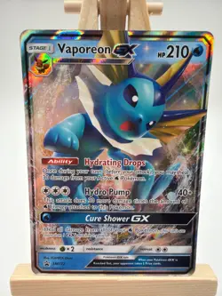 Vaporeon GX SM172 Pokemon Sun & Moon Black Star Promo - NM See Picture - Image 1