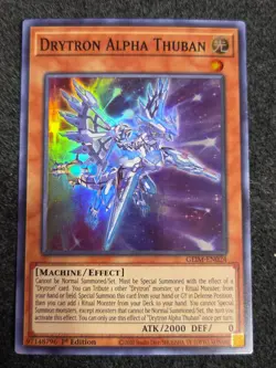 Yu-Gi-Oh! - Drytron Alpha Thuban - GEIM-EN024 - Super Rare - 1st Ed - NM/M - Image 1