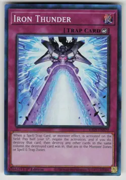 Iron Thunder (Collector's Rare) Rarity Collection 5 RA05-EN079 NM Yu-Gi-Oh - Image 1