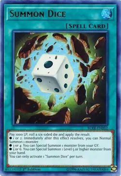 Yugioh - Summon Dice (Ultra Rare) (1st Edition) - BLRR-EN002 (P) - Image 1