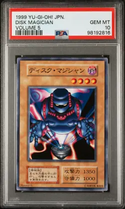 1999 Yu-Gi-Oh! Disk Magician Japanese Volume 5 V5 No Ref Common PSA 10 - Image 1