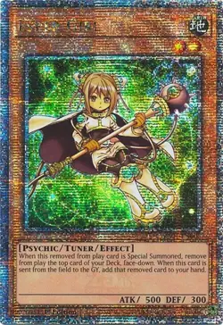 Yugioh! Esper Girl - RA04-EN006 - Quarter Century Secret Rare - 1st Edition Near - Image 1