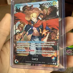 Lucy Alternate Art Leader One Piece OP15-002 Adventure On Kami’s Island Foil NM - Image 1