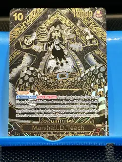One Piece TCG: Marshall.D.Teach OP09-093 SP Gold Legacy Of The Master OP12 NM - Image 1