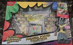 Pokemon Mega Evolution Ascended Heroes Premium Poster Collection Mega Lucario EX - Image 1