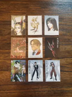 Final Fantasy VIII 8 Triple Triad Perfect Visual 9 Card Lot - 16 24 26 29 36 - Image 1