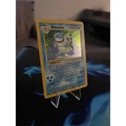 Blastoise 2/102 Base Set Holo 1999 WOTC Pokemon Card MP Vintage Original - Image 2