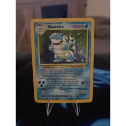 Blastoise 2/102 Base Set Holo 1999 WOTC Pokemon Card MP Vintage Original - Image 3