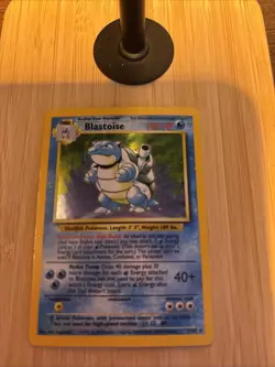 1999 Pokemon Base Set Holo Blastoise 2/102 Near Mint - Image 1