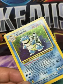 Pokemon Blastoise 2/102 Base Set Unlimited Holo 1999 WOTC - Image 2
