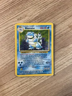Pokemon Blastoise Base Set Holo 2/102 WOTC Vintage 1999 Original - Image 1