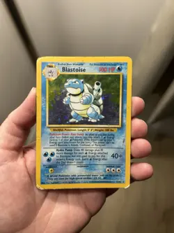 Pokemon Blastoise Base Set Holo 2/102 WOTC Vintage 1999 Original - Image 3