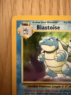 Pokemon Blastoise 2/102 Base Set Holo Rare WOTC 1999 – Excellent Condition - Image 3