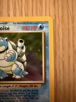 Pokemon Blastoise 2/102 Base Set Holo Rare WOTC 1999 – Excellent Condition - Image 5