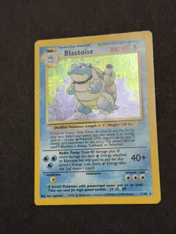 1999 Pokemon Blastoise Holo 2/102 Base Set Unlimited WOTC English LP/MP - Image 1