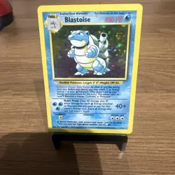 1999 Pokemon Base Set Blastoise Holo 2/102 – WOTC – Vintage Rare – HP100 - Image 1