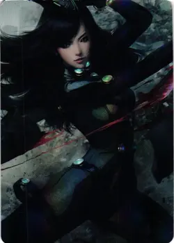 REIKA GANTZ Cartoon Beauty HOLOGRAHIC Goddess Story Custom Art Collectible Card - Image 1