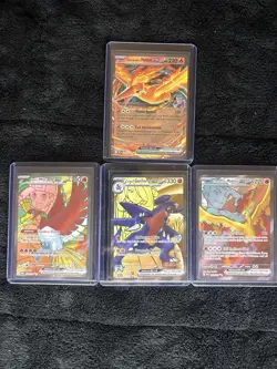 Destined Rivals NM (4) Card Lot Full Arts And One Ex - Image 2