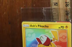 Pokemon Trading Card Ash's Pikcachu Sealed Card 2017 Promo Ultra Sun Moon - Image 2