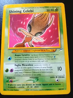 Pokemon Card Shining Celebi Neo Destiny 106/105 Holo ITA - Image 2