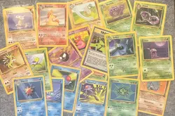 Pokemon Vintage WOTC 19 Card Lot (Fossil, Jungle, Gym Heros, Neo Discovery) - Image 1