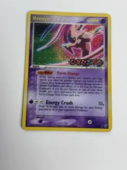 Deoxys Pokemon Card Energy Crush Form Change Holo Rare - Image 1