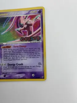 Deoxys Pokemon Card Energy Crush Form Change Holo Rare - Image 3
