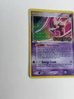 Deoxys Pokemon Card Energy Crush Form Change Holo Rare - Image 4