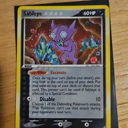Pokemon Sableye 10/100 Crystal Guardians Holo Rare 2006 English Card - Image 2