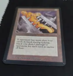 BLACK VISE - MtG ALPHA - Magic the Gathering card MP - Image 5