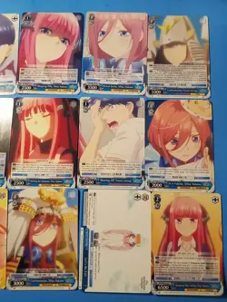Weiss Schwarz English Card Quintessential Quintuplets Lot Of 21 WS-223 - Image 4