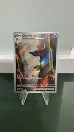 Pokemon TCG Charmeleon Scarlet Violet-151 Illustration Rare Card 169/165 - Image 1