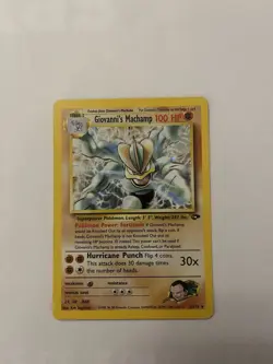 Giovanni's Machamp Gym Challenge Holo Rare Card 6/132 LP/NM - Image 3