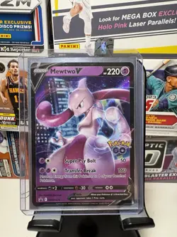 Pokemon TCG Mewtwo V 220 HP Promo Holo Basic Card SWSH223 English - Image 1