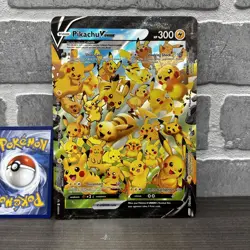 JUMBO Pikachu V Union Card SWSH141 Oversized Promo Pokemon Celebrations 25th NM - Image 1