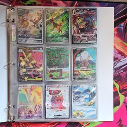 Pokemon TCG Binder lot # 2 Japanese Chinese Korean AR RR SR 62 Cards NM -LP - Image 1