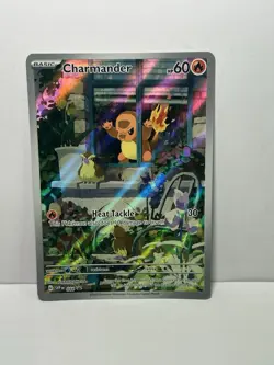 Pokemon Charmander 044 Scarlet & Violet Promo Exclusive Holo Card 60 HP English - Image 1