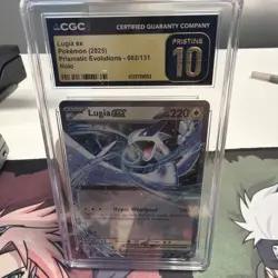 Lugia EX Prismatic Evolutions Holo Card CGC 10 082/131 - Image 1