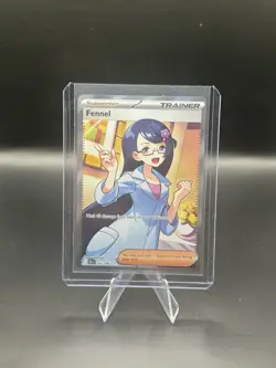 Fennel 162/086 Sv: Black Bolt Full Art Trainer Holo Pokemon Card NM/M - Image 1