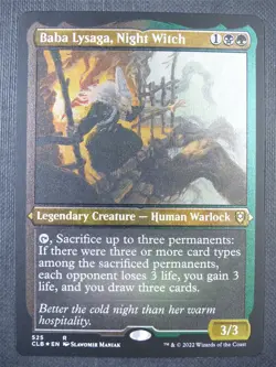 Baba Lysaga Night Witch Etched Foil - Mtg Card #6OX - Image 1