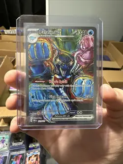 Pokemon TCG Palafin EX Prismatic Evolutions Holo Card 151/131 - Image 1