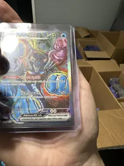 Pokemon TCG Palafin EX Prismatic Evolutions Holo Card 151/131 - Image 4